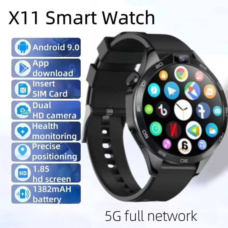 New X11 4G Mens Smart Watch Du - Smartwatch Watches For Women With Gps ulasan dan harga